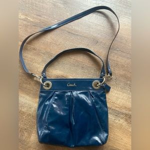 Coach blue purse